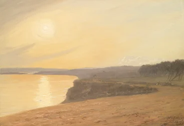Solnedgang nær Bournemouth, 1899