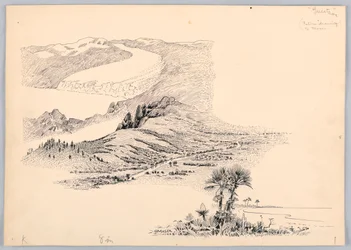 Three Landscapes, Design for Washington Board of Trade Dinner, 13. mai 1908