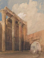Temple of Mars Ultor, Roma, 1840-45.