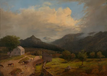 Taverna i New Boston, Vermont, 1855.