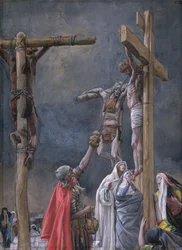 Jeg tørster. Eddiken gitt til Jesus, illustrasjon til Kristi liv, ca. 1884-96