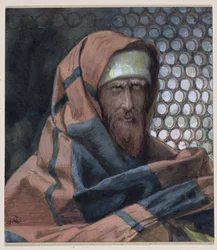 Nikodemus, illustrasjon for The Life of Christ, ca. 1886-94 (wc og gouache på papp)