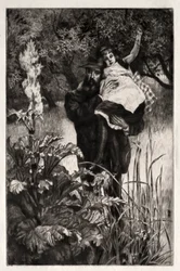 Enkemannen (etsing og tørrnål)