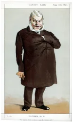 Den eneste mannen som noen gang er kjent for å få Mr Gladstone til å smile, 1871
