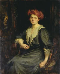 Frøken Chloe Preston, ca. 1909 (olje på lerret)