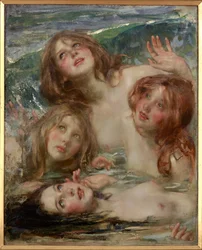 Sirener (olje på lerret)