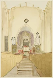 Interiør av Johanneskirken