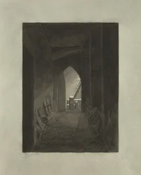 Antatt Crypt of the Church, som tidligere sto på hjørnet av High Street og Wine Street