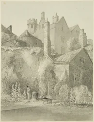 The White Lodge, sett fra Garden of the City School (Queen Elizabeth