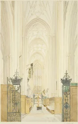 Transept av St Mary Redcliffe, ser sørover