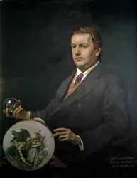Portrett av John Logie Baird (olje på lerret)