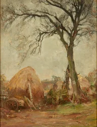 Springtime at the Farm, Currie (olje på lerret)