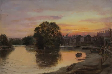 Kew ved solnedgang - Patons eiendom