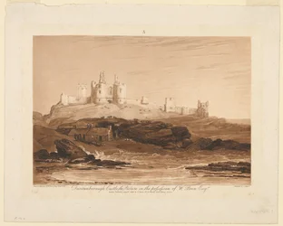 Dunstanburgh Castle, fra "Liber Studiorum", del III