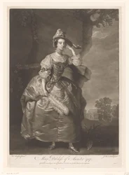 Portrett av Mary Bertie Mary Dutchess av Ancaster (tittel på objekt)