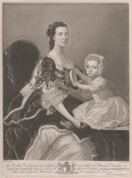Den rette ærede Catherine Compton..., grevinne av Egmont..., med mester Charles Perceval hennes eldste sønn