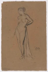 En naken figur