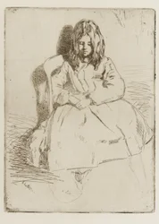 Annie, sittende