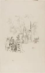 Samtale under statuen, Luxembourghagen