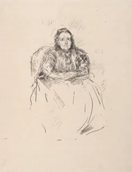Portrettstudie - Fru Phillip