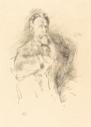 Skisse av William E. Henley