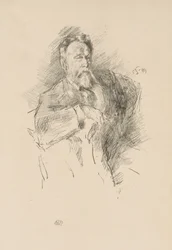 Skisse av William E. Henley