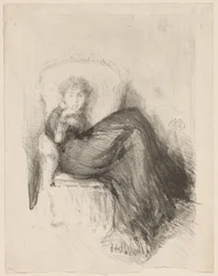 Studie: Maud sittende