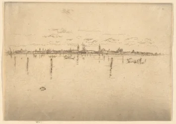 Det lille Venezia, fra det første Venezia-settet (Venezia, en serie med tolv etsninger)