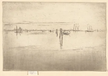 Den lange lagunen, fra det andre Venezia-settet (et sett med tjueseks etsninger)