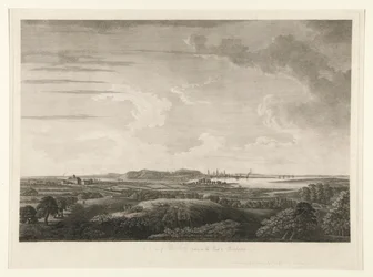 En utsikt over Boston tatt på veien til Dorchester