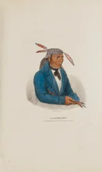 En ung høvding i Miami, fra The Aboriginal Portfolio