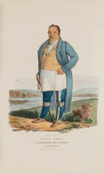 FRANCIS GODFROY; En berømt høvding blant Miami-folket, fra The Aboriginal Portfolio