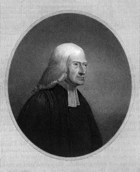 John Wesley , engelsk ikke-konformistisk predikant fra 1700-tallet, 1836.