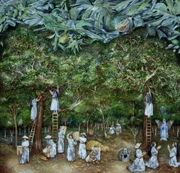 Miraculous Vision of the Virgin i Orange Orchard, 1996
