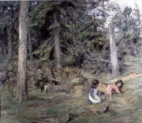 Rundt et leirbål