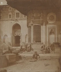 Porten til keiserpalasset og Ahmed III-fontenen