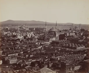 Panorama av Konstantinopel, 1857 (foto)