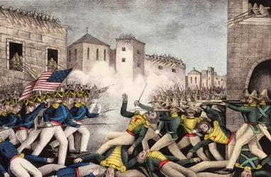 Slaget ved Monterrey. Den meksikansk-amerikanske krigen.