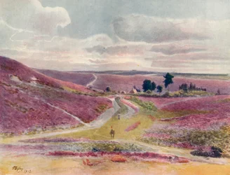 «Myrland ved Frensham», 1912, 1914