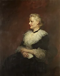 Dame Emily Frances Smyth (olje på lerret)