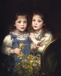 The Twins, ca. 1901 (olje på lerret)