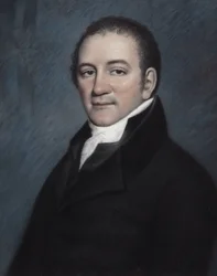 Rev. Richard Watson (pastell på grått papir)