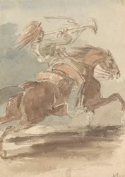 Trompetist på galopphest
