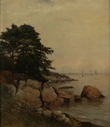 Beverly Rocks, ca. 1860 (olje på lerret)
