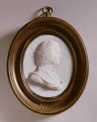 Portrett av John Harrison (1693-1776) (emaljepasta)