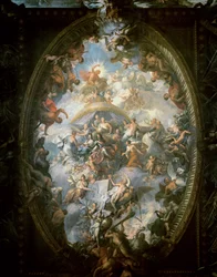 Tak i den malte salen, 1707-14