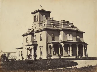 Viktoriansk hus, ca. 1860.