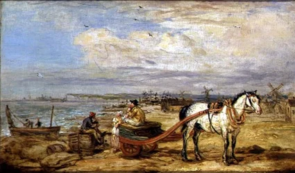 Fiskere på stranden