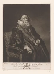 Portrett van Rowland Wandesford Lord Chief Baron Wandesford (tittel på objekt) Schilderijen fra The Houghton Gallery (serietittel) The Houghton Gallery (serietittel)