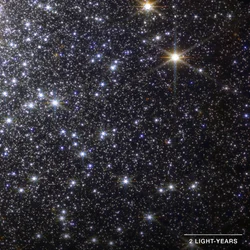 Globular Cluster M92 (NIRCam-detalj)